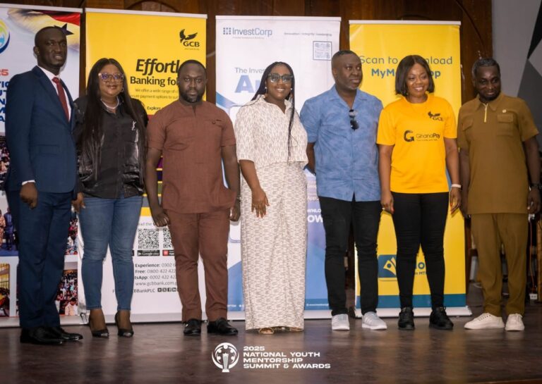 Georgina-Asare-Fiagbenu-Senior-Manager-Corporate-Communications-at-MTN-Ghana-in-a-group-picture-with-fellow-speakers-at-the-National-Youth-Mentorship-Summ-768x545 (1)