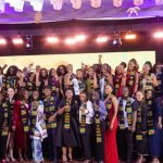 The graduants in a group picture