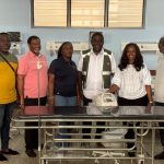 Project Team led by Georgina Asare Fiagbenu (3rd from Left), Acting General Manager - Sustainability and Shared Value conducts final inspection before the handover